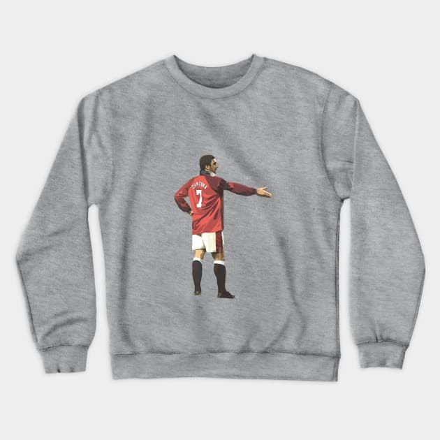 Eric Cantona Crewneck Sweatshirt by Webbed Toe Design's